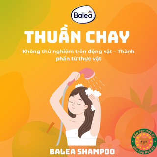 Dầu gội đầu Balea,chiết xuất hữu cơ, không silicon, sạch tự nhiên, nhẹ tóc, thơm trái cây.
