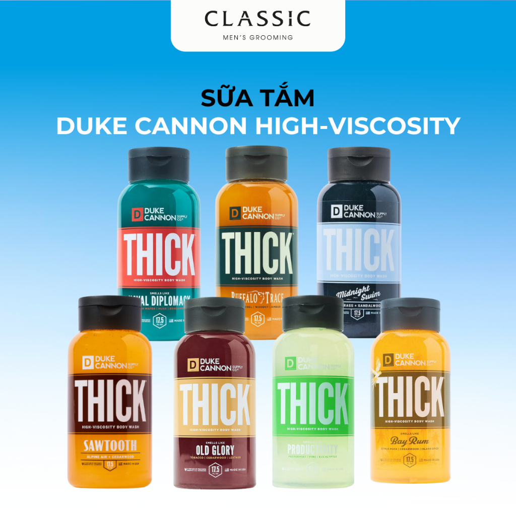 Sữa tắm Duke Cannon Thick High Viscosity Body Wash 517ml