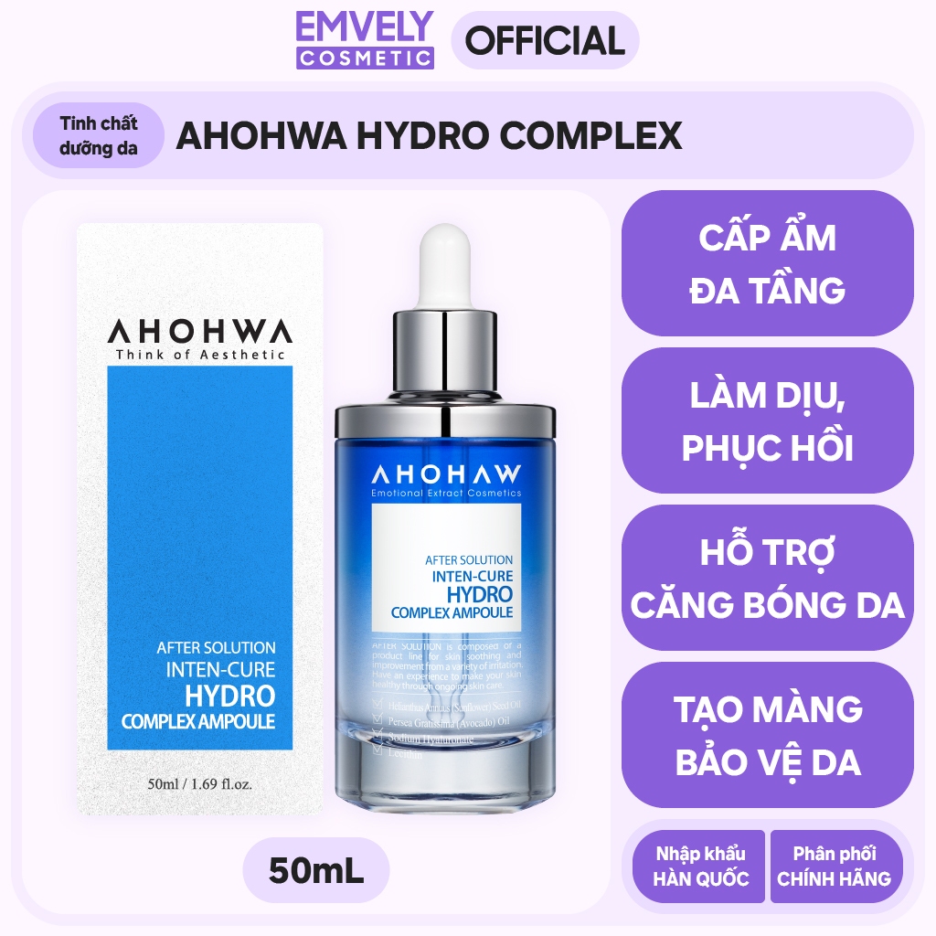 Tinh Chất Dưỡng Da AHOHWA HYDRO COMPLEX (50mL)