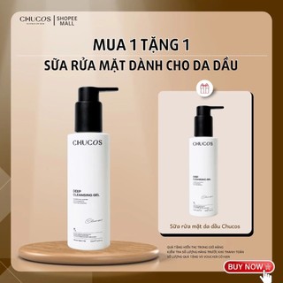 Sữa rửa mặt Chucos cho da dầu Deep Cleansing Gel 150ml