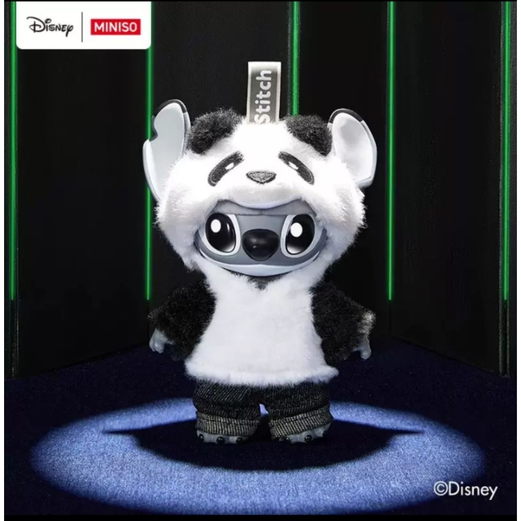 [Order] Disney|Miniso Stitch Panda GenZ Vinyl Plush móc khóa