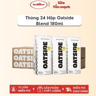 Thùng Sữa Yến Mạch OATSIDE Oat Milk Blend Mini 180ml