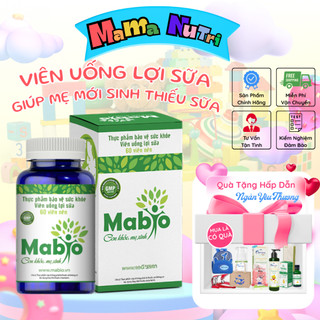  Viên Uống Kích Sữa Mabio 60 viên - Hỗ Trợ Đẩy Sữa Về Cho Mẹ Bầu Sinh Mổ Đẻ Thiếu Sữa 