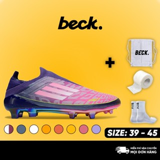 Giày Bóng Đá F50 Laceless Elite Không Dây SOCCER BECK, Đế Đinh FG, Bám Sân, Các Màu Sắc, Sân Cỏ Tự Nhiên