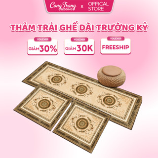  Thảm Trải Ghế Nỉ Bali Đệm Trải Ghế Bộ 3 món Một Dài + 2 Ngắn loại đẹp Trải Ghế Gỗ Ghế Trường Kỷ 