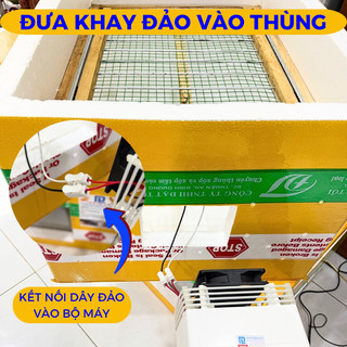 1 BỘ MÁY CARBON CƠ BẢN + 1 KHAY ĐẢO TỰ ĐỘNG - KHÔNG KÈM THÙNG XỐP - MÁY ẤP TRỨNG PHI LỘC