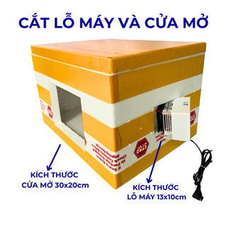 1 BỘ MÁY CARBON CƠ BẢN + 1 KHAY ĐẢO TỰ ĐỘNG - KHÔNG KÈM THÙNG XỐP - MÁY ẤP TRỨNG PHI LỘC