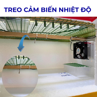 1 BỘ MÁY CARBON CƠ BẢN + 1 KHAY ĐẢO TỰ ĐỘNG - KHÔNG KÈM THÙNG XỐP - MÁY ẤP TRỨNG PHI LỘC