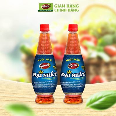 Combo 2 Chai Nước Mắm Barona Đại Nhất 12 độ đạm 750ml