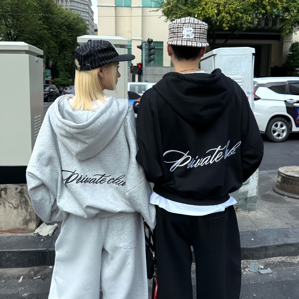 Áo Hoodie Nỉ Unisex Private Club Nam Nữ Form Rộng, Áo Khoác Nỉ Có Nón Zip Hoodie Đôi Ulzzang Hàn Quốc 2025 | BigBuy360 - bigbuy360.vn