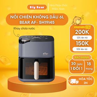Nồi Chiên Không Dầu Bear 6L Nồi Chiên Hơi Nước Nồi Chiên Lò Nướng Lò Chiên Không Dầu Hấp Nướng Bánh AF- 5H19I45