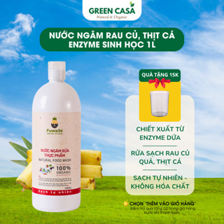 Nước Ngâm Rửa Thực Phẩm Fuwa3e Hữu Cơ Organic Khử Mùi Loại Bỏ Thuốc Sâu Chất Bẩn 1L