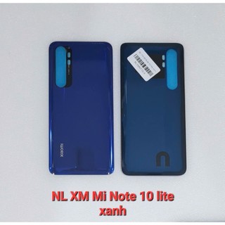 Nắp lưng Xiaomi Mi Note 10 Lite (Đen, xanh, trắng)