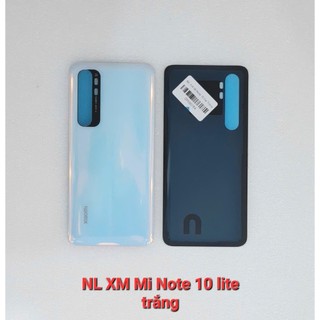 Nắp lưng Xiaomi Mi Note 10 Lite (Đen, xanh, trắng)