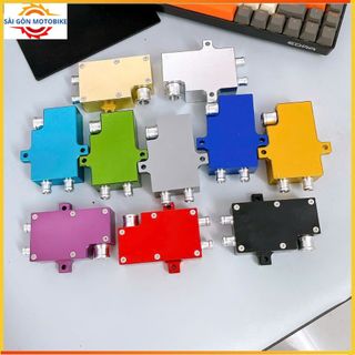 Bẫy nhớt nhôm CNC mini 3 ống hơi Gắn các dòng xe máy