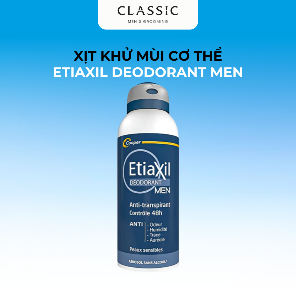 Xịt khử mùi và ngăn mùi Etiaxil Men 150ml