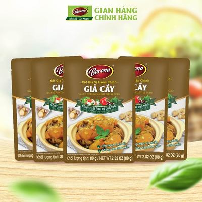 Combo 5 gói Gia Vị Giả Cầy Barona 80g ướp ngon chuẩn vị không cần nêm nếm