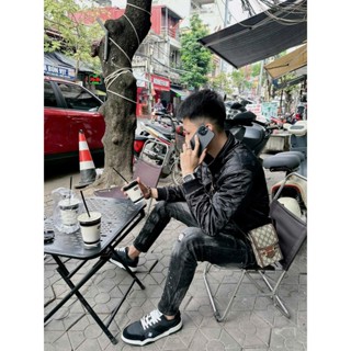  Giày dây Snk Dsquared2 màu đen dệt vân chữ màu trắng vàng monogram thêu vạch sọc ngang quai đế cói pha cao su hot 