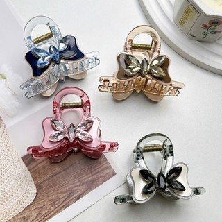  Kẹp Tóc Nữ 8cm Hình Bướm Đính Đá Pha Lê Sang Trọng Nhiều Màu Xinh Xắn Giữ Tóc Chắc Chắn Phụ Kiện Tóc Thời Trang 