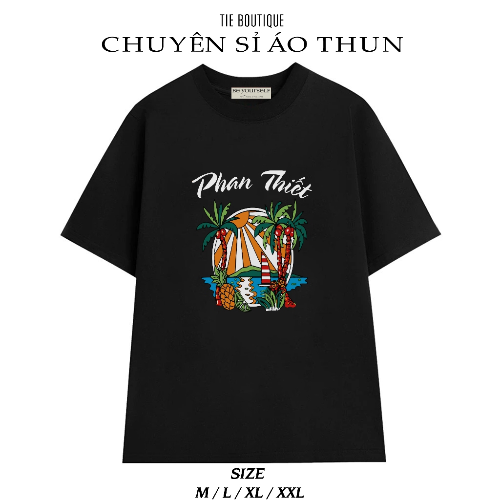 DL - Áo thun In Hình Du Lịch PHAN THIẾT Áo Phông Traveling Đi Biển Cực Đẹp cho KDL