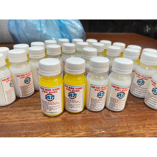 Set 10 lá dát vàng lá dát bạc trang trí slime và resin