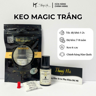  Keo Nối Mi Magic Glue White  5ml  Khô Nhanh 1-2s Dành Cho Master - Siêu Bền 6-7 Tuần Adhesive-Magic Glue   Thúy Hà 