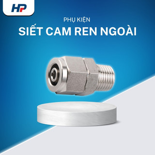 Nối Ren Ngoài Siết Cam Inox 304 - Chắc Chắn, Chống Gỉ Sét, Dùng Cho Ống Hơi & Ống Nước
