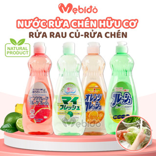 Nước rửa chén bát hữu cơ hương thơm tự nhiên bảo vệ da tay Rocket hàng nội địa Nhật Bản - Shop Mẹ Bí Đỏ