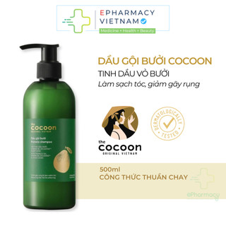 Dầu Gội Bưởi COCOON Pomelo Shampoo Giúp Giảm Gãy Rụng Chăm sóc tóc Tóc 500ml 