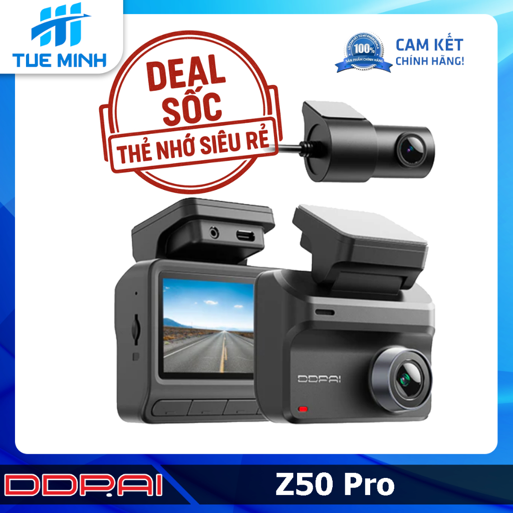 Camera hành trình DDPAI Z50 Pro - Phiên bản Quốc tế
