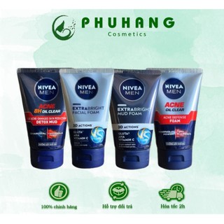 Sữa Rửa Mặt Nivea Men dành cho Nam (GHI CHÚ MÀU)