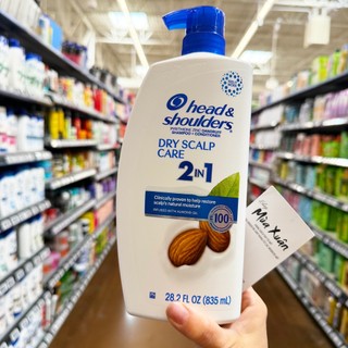 [HÀNG MỸ] Dầu gội xả 2in1 Head & Shoulders, 835ml
