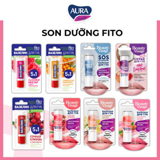  Son Dưỡng Môi Fito Lip vaseline for deep moisturizing Hoa Quả Và Thực Vật Hữu Cơ Dưỡng Ẩm 4,5g 