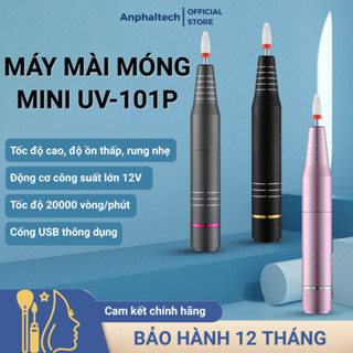  Máy Mài Móng Mini UV-101P Máy Mài Móng Cầm Tay Chuyên Dụng Trong Ngành Nail Tốc Độ 20000RPM Tặng Kèm Bộ Đầu Mài 