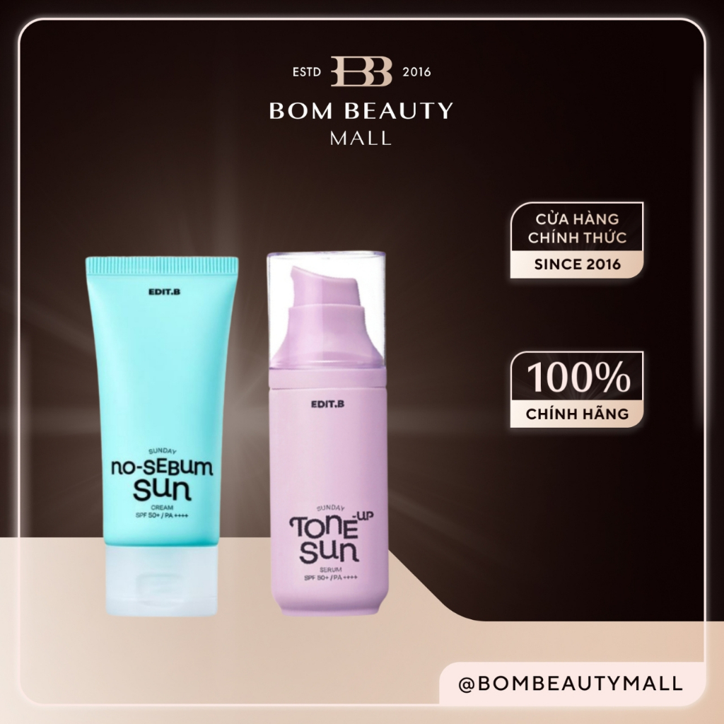 (t11/2026) Kem chống nắng thuần chay Edit.B editB Sunday Sun Cream