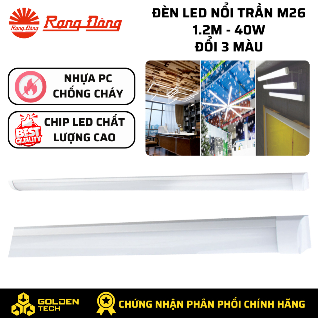 Đèn led bán nguyệt M26 Rạng Đông-Trắng [ Có Sẵn ] [Ảnh Thật] [Siêu Xịn] [Freeship]