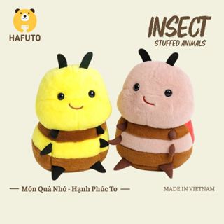  Gấu Bông Bộ Thú Côn Trùng Ong Vàng Và Bọ Cánh Cam Hafuto Mềm Mịn Cao Cấp,Quà Tặng Sinh Nhật 