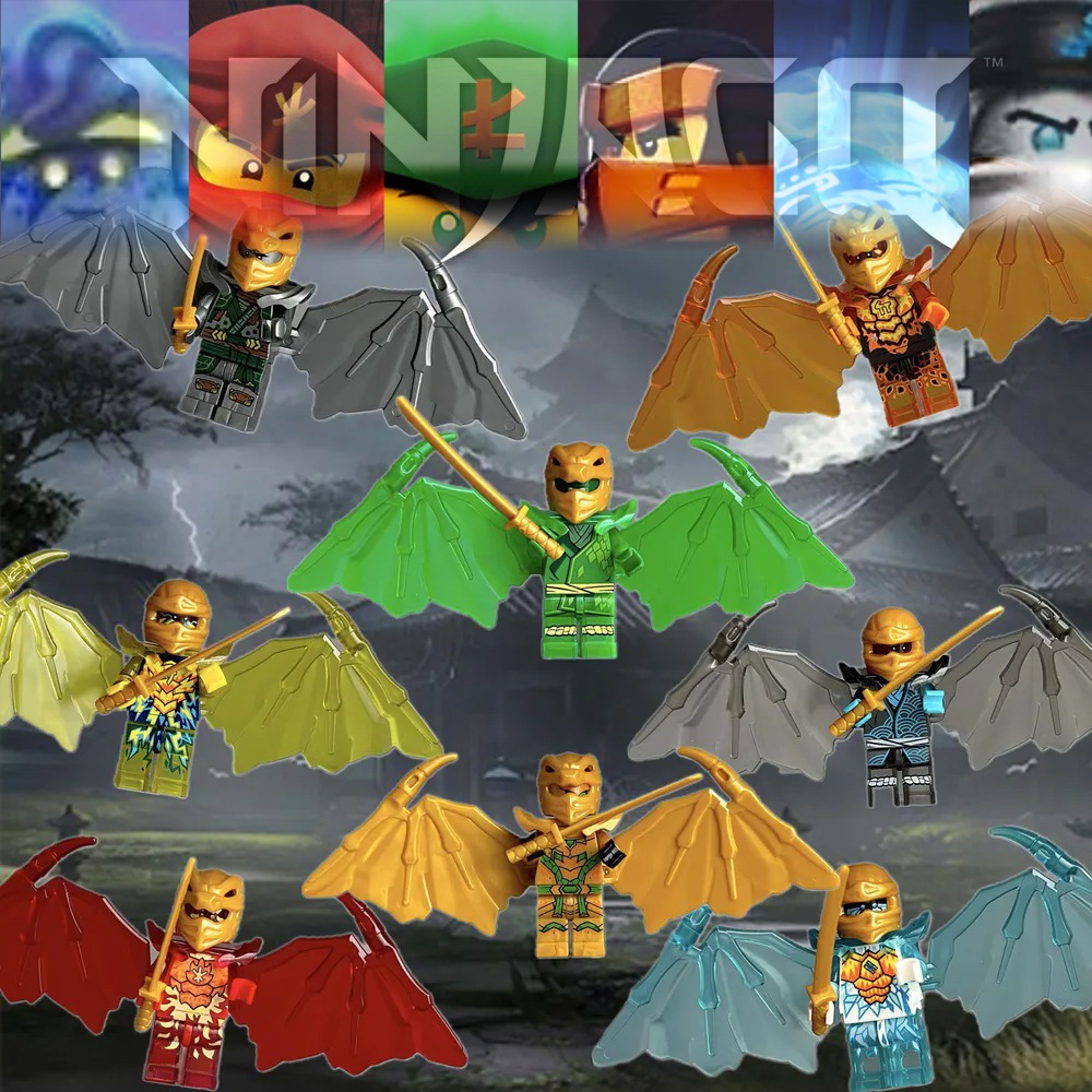 Ninjago Rồng Dragon RIsing MInifigures - Mô hình đồ chơi lắp ráp VNNE