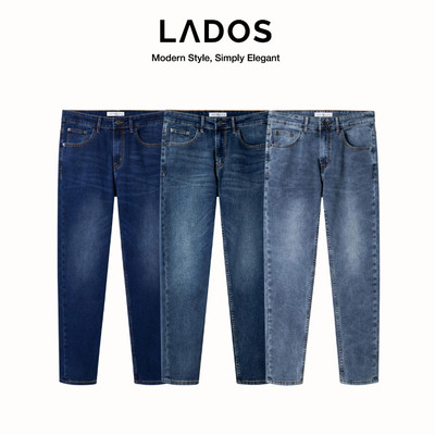[OUTLET - KHÔNG ĐỔI TRẢ] [Pro Jean] Quần Jean dài Nam cao cấp  LADOS-14185 form slimfit chuẩn, chất Jean premium
