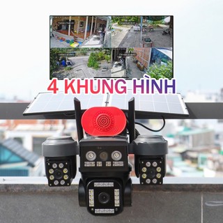  HiEasy AOV Solar  4G 16MP 4G Camera không dây 4 ống kính năng lượng mặt trời,pin tích hợp 
