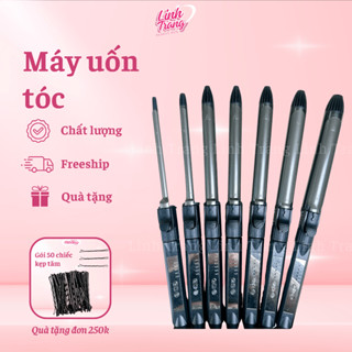  Máy uốn tóc xoăn lọn cao cấp Chỉnh nhiệt chuẩn salon tóc xoay trục 360 độ nhiều kích thước 