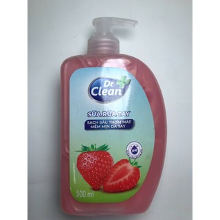 Nước rửa tay Dr.Clean 500ml - 1000ml Chính Hãng ( Bộ 2 Chai Tặng Bàn Chải )
