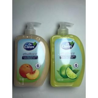 Nước rửa tay Dr.Clean 500ml - 1000ml Chính Hãng ( Bộ 2 Chai Tặng Bàn Chải )