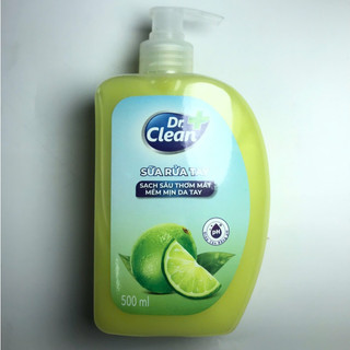 Nước rửa tay Dr.Clean 500ml - 1000ml Chính Hãng ( Bọ 2 Chai Tặng Bàn Chải )