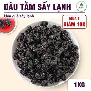  Dâu tằm sấy khô 1kg trà dâu tằm nguyên quả không tẩm đường giữ nguyên hương vị - MIHA TEA 