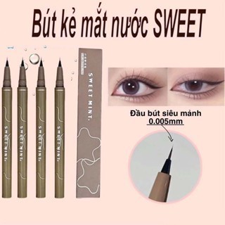  Sweet MINT Paint Liquid eyeliner Chống thấm nước lâu trôi,chống mồ hôi và không nhòe. Bút kẻ mắt siêu mịn dành cho nữ mớ 