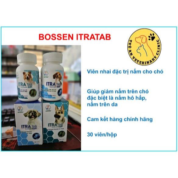 Bossen - Itratab - Hỗ Trợ Giảm Nấm Trên Chó [30 viên]