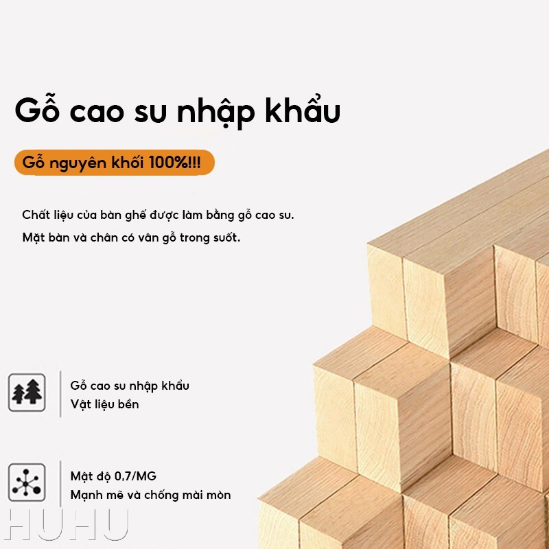 HUHU Bàn ăn giả gỗ nguyên Phù hợp cho gia đình và nhà hàng chắc chắn và bền bỉ Nhiều kích cỡ | BigBuy360 - bigbuy360.vn