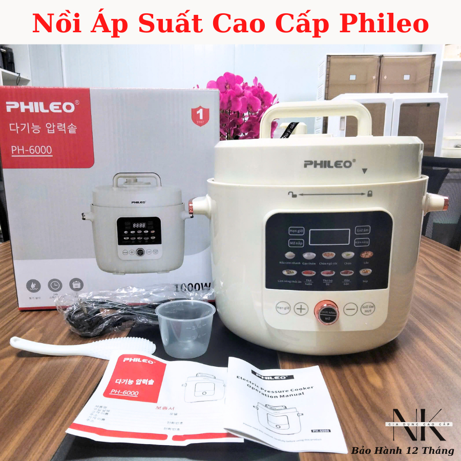  Nồi Áp Suất Điện MEDIA 5L Đa Năng Hầm Ninh Xương Nấu Cháo Kho Cá Siêu Nhanh Ngon Bảo Hành 12 Tháng 