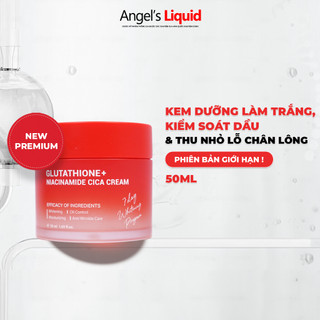 [Angel's Liquid] Kem Làm Trắng, Kiểm Soát Dầu, Nhỏ Lỗ Chân Lông Glutathione + Niacinamide CICA Cream 50ml